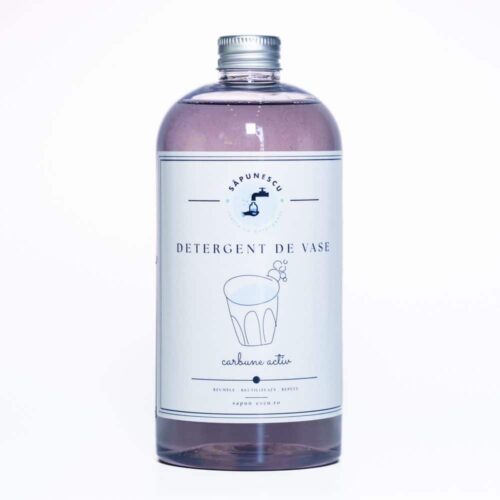 Detergent de vase cu carbune activ