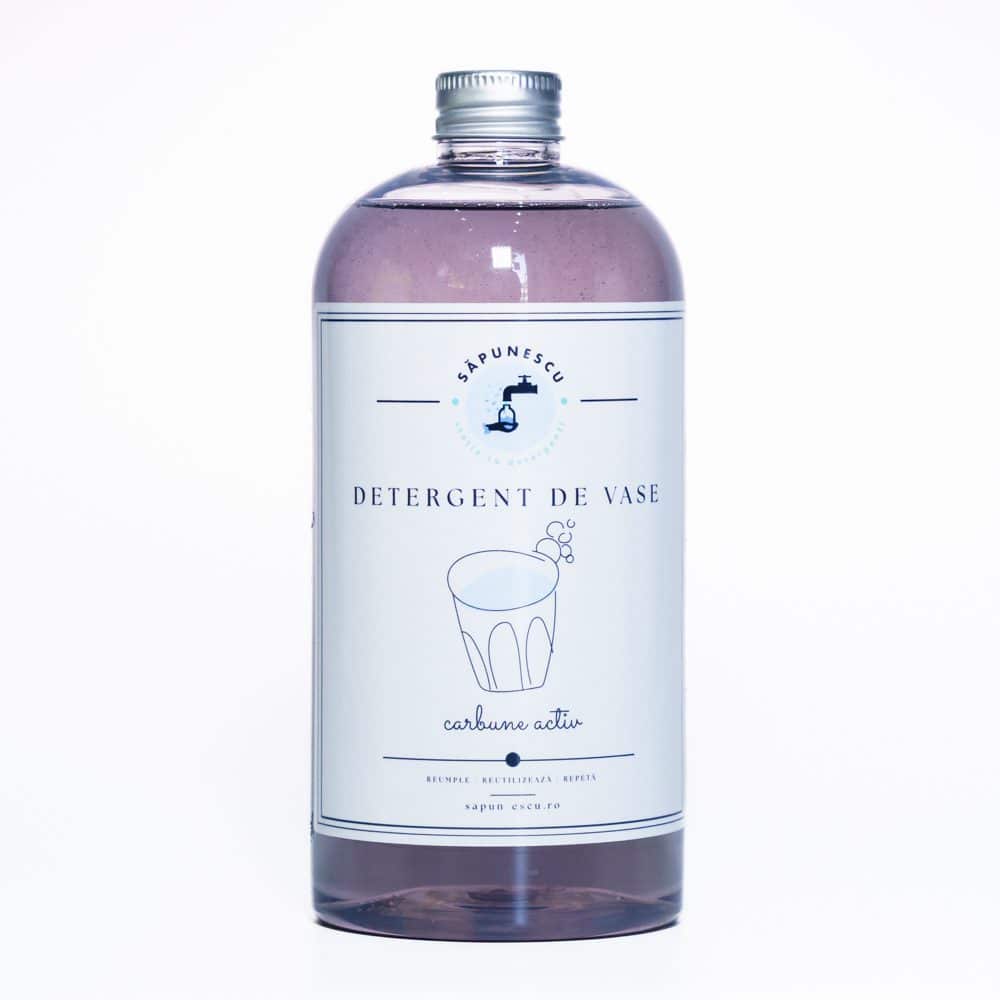 Detergent de vase cu carbune activ