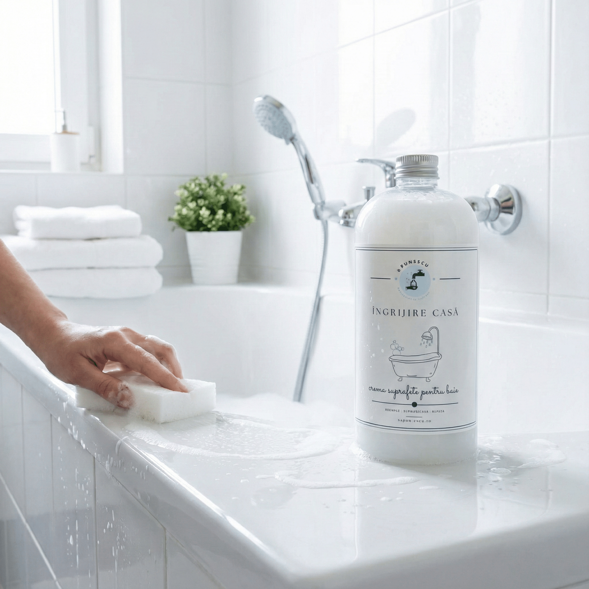 Cremă suprafețe pentru baie - imagine 2