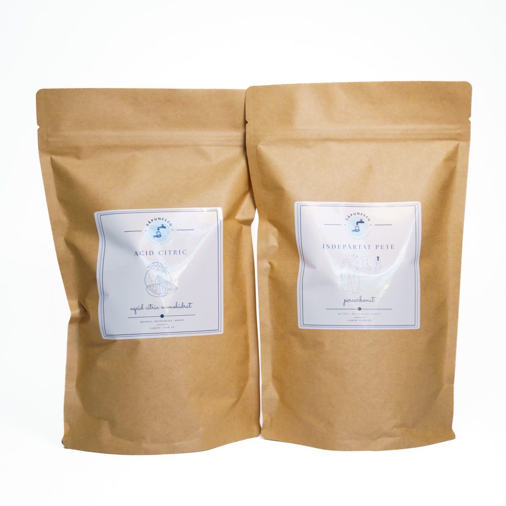 pachet acid citric și Percarbonat