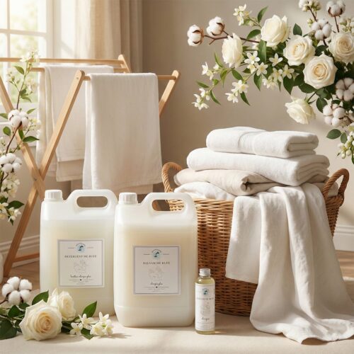 Pachet 5+5 KG Detergent, Balsam, 100 ml Parfum Olimpia Plus