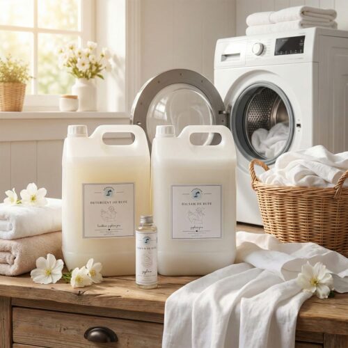 Pachet 5+5 KG Detergent, Balsam, 100 ml Parfum Zaphiro Pro
